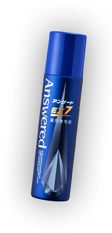 シュワッと炭酸泡で発毛促進！アンサードEX7